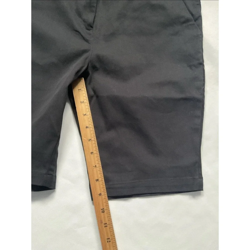 Izod Approved Schoolwear Size 11‎ Black Skinny Bermuda Shorts School Uniform